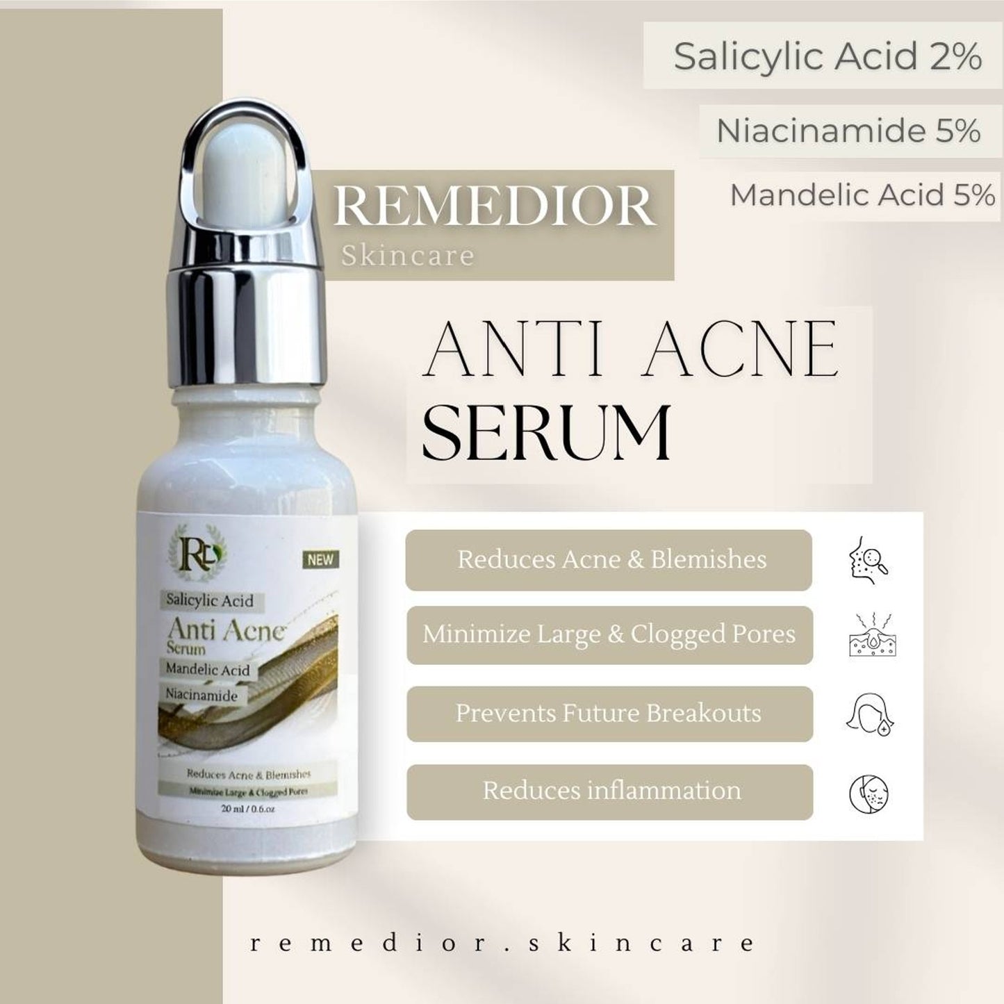 RD Anti Acne Serum (20ml)