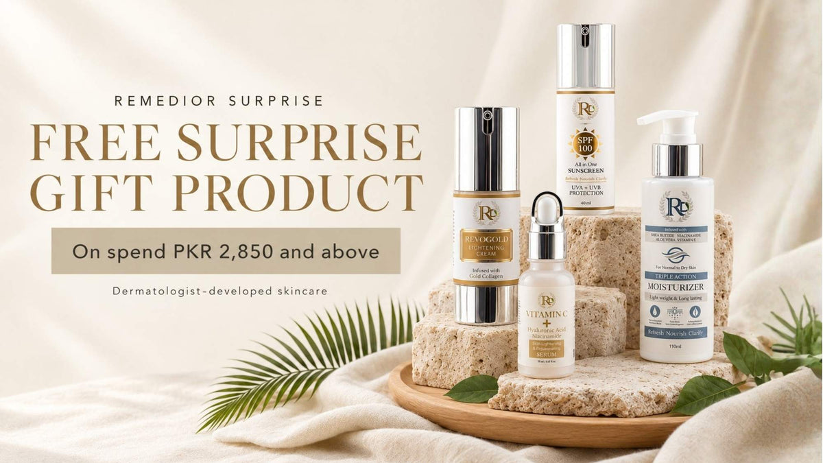 The Remedior Surprise: a free full-size product with orders of Rs 2,850 or more