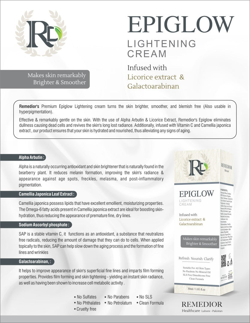 EPIGLOW Lightening Cream (30ml)